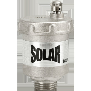 Tuyau de chauffage solaire à 4 points épaissi, type à évacuation directe à haute température, tout en cuivre, avec vanne d'air automatique verticale - Product Image 1