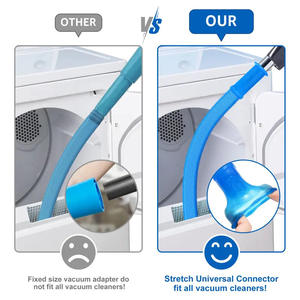 Tuyau d'aspirateur manuel flexible de 31,5 pouces pour le nettoyage des peluches et des poussières des conduits de sèche-linge d'hôtel, avec garantie de 10 ans - Product Image 3