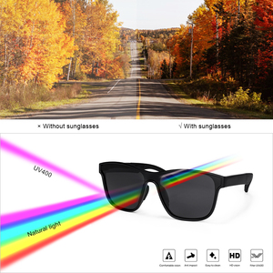 نظارة شمسية بإطار أسود TR90 عدسة uv400 مستقطبة فوتوكروميكية مزودة بمحرك رقمي - Product Image 2