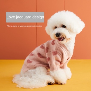 Abbigliamento <span class=keywords><strong>di</strong></span> Lusso Personalizzato per Cani e Gatti, Maglione Autunno/Inverno, Produzione OEM - Product Image 4
