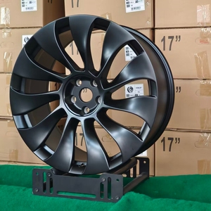 Jantes en alliage de style <span class=keywords><strong>Uberturbine</strong></span> de 18, 19, 20 et 21 pouces, 21x9.5, 21x10.5, noir mat, pour <span class=keywords><strong>Tesla</strong></span> Model Y Performance 5x114.3 - Product Image 6