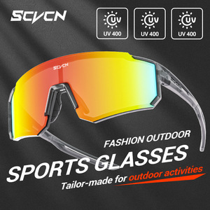 Gafas Deportivas de Ciclismo Scvcn, Espejo Polarizado, Resistentes al Viento, para Ciclismo al Aire Libre, Correr, Multifuncionales para Hombre y Mujer - Product Image 3