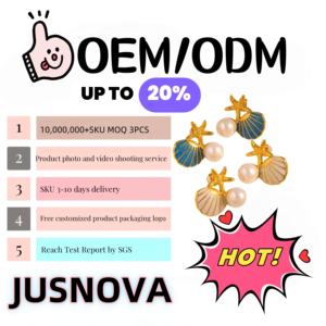 Collar JUSNOVA de Acero Inoxidable con Baño de Oro de 18K, Colgante de Luna, <span class=keywords><strong>Corazón</strong></span> y Estrella con Circonita, Joyería Romántica de Moda, Regalo para Mujer - Product Image 6