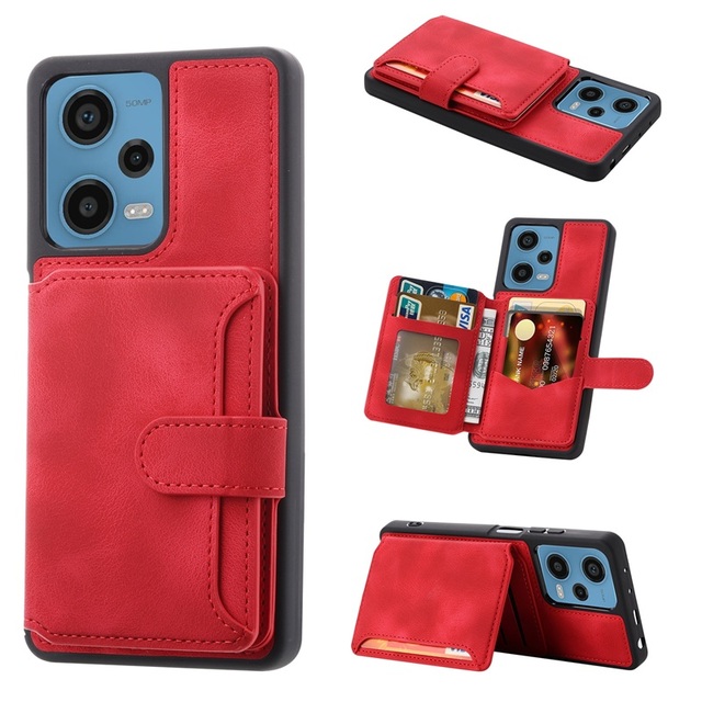 Wallet Cell Phone Covers for Redmi Note 12 Pro Luxury Pu Card Slot Phone case for Redmi Note 12