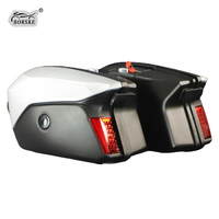 Vente populaire accessoires de moto universels boîte latérale ABS boîtier de selle dur moto boîte de selle arrière