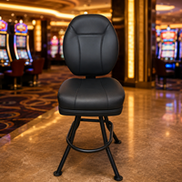 Chaise de casino pivotante Successor pour machine à sous, tabouret de casino, siège personnalisé avec logo pour hôtel et casino