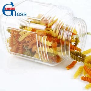 Boîte de rangement en verre Unique, boîtes de rangement en gros, ensembles de pots en verre de cuisine avec couvercle scellé - Product Image 4