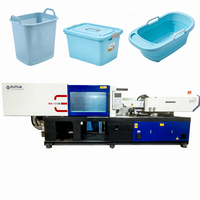160 Ton Horizontal Hybrid Injection Molding Machine 45mm Screw Diameter PLC Gearbox Pump Bearing Screw Motor 4800kg Used