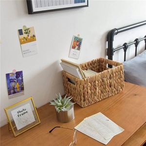 Panier scolaire pour l'organisation, nouveau matériau de panier, boîte <span class=keywords><strong>à</strong></span> pain rétro en émail, logo personnalisé, rangement pliable, sur <span class=keywords><strong>la</strong></span> porte, tissé - Product Image 3