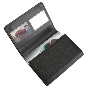 Porte-documents de voiture en PU en gros avec logo, nouveau porte-documents de voiture Gnergy Vehicles Storite, manuel du propriétaire - Product Image 1