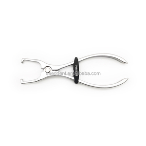 Forceps de placement d'anneaux dentaires Premier pour le placement de ligatures, instrument <span class=keywords><strong>BERNAL</strong></span>, forceps en acier inoxydable - Product Image 1