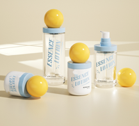 Flacons distributeurs en verre de 20 ml/30 ml/60 ml/100 ml avec pompe pour crème pour le visage, mascara, fond de teint et crème BB