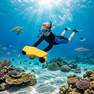 Scooter Submarino Eléctrico 530W Motor DC 1.8M/S 5200mAh para Buceo, Snorkel y Deportes Acuáticos - Product Image 1
