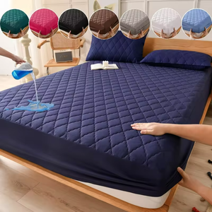 Pelindung Kasur Anti Air Berkualitas Tinggi, Lipat, Kain Khusus, Pelindung Kasur, Sprei <span class=keywords><strong>Fitted</strong></span> - Product Image 1