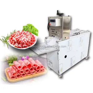 Stainless Steel Mutton Rolls Slicer/Frozen Meat Cutting Machine