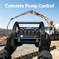 Control Remoto Hidráulico para Camión Bomba de Concreto, Joystick de Control Proporcional para Sistema de Descarga