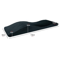 Vente flash, surmatelas de lit incurvé moderne en mousse haute densité, matelas pour cils pour salon de beauté