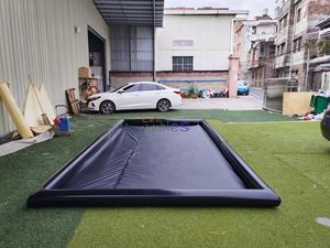 공장 가격 내구성 0.6mm PVC 풍선 세차 매트 차량 세척 또는 카펫 세척을위한 물 함유 매트 - Product Image 2