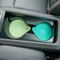 Maßgefertigte Runde Silikon-Untersetzer, Rutschfest & Wasserdicht, Auto-Getränkehalter-Matte, Umweltfreundliches Anpassbares Design