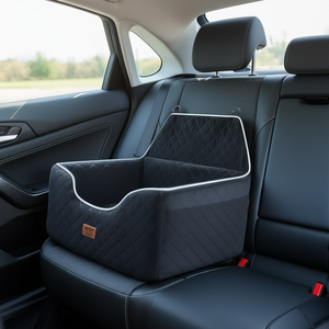 Rehausseur de siège auto Vevor pour chiens de taille moyenne à grande jusqu'à 55 lb avec sangles de sécurité - Product Image 2