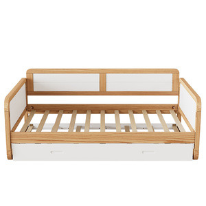 <b>Sofa</b> <b>Bed</b> Solid Wood <b>Convertible</b> 78.1 In X 41.4 In For Bedroom Children Adults Elderly - Product Image 4