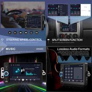 Podofo para Chevrolet GMC <span class=keywords><strong>Hummer</strong></span> Saturn Pontiac Buick 7 pulgadas 2 + 64G Car Audio 2 Din Android Wireless Carplay/Android Auto GPS OEM - Product Image 3