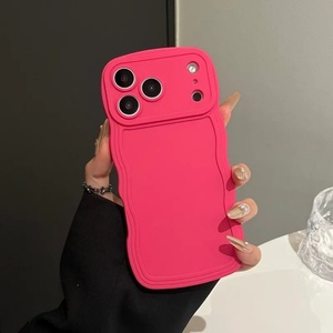 เคสโทรศัพท์ TPU นิ่มกรอบคลื่นสีล้วนสำหรับ iPhone 17 16 15 14 13 12 11 PRO MAX กันกระแทกกันลื่นฝาหลัง - Product Image 4