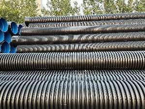 Pipa dinding bergelombang Hdpe 600mm, fleksibel pipa saluran kabel bawah tanah, pipa pasokan minyak dan Gas tahan korosi - Product Image 4