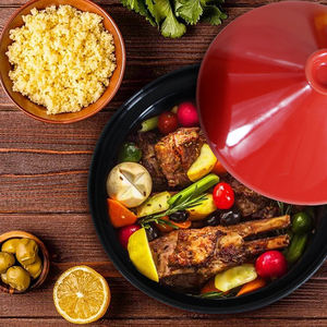 Dia 25cm 10 "Pouces <span class=keywords><strong>Fonte</strong></span> Marocaine <span class=keywords><strong>Fonte</strong></span> <span class=keywords><strong>Tajine</strong></span> Pots <span class=keywords><strong>Fonte</strong></span> <span class=keywords><strong>Tajine</strong></span> - Product Image 4