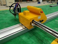Máquina de corte por plasma CNC portátil de 1000 x 1000 mm con USB, cortadora de código G, 1 x 1 metro de área de corte efectiva, compatible con dibujos DXF y DWG, motorizada