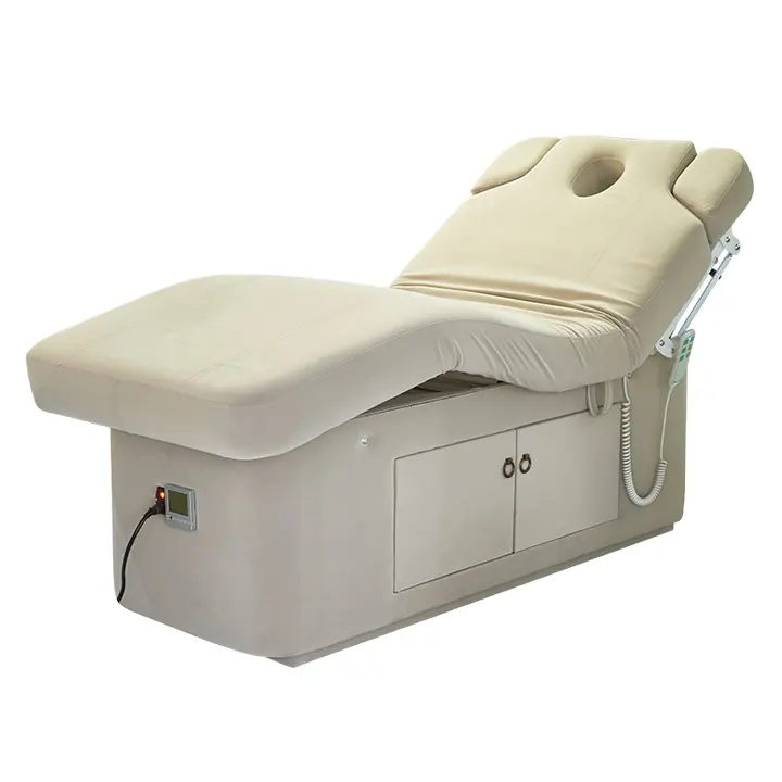 2021 new electric massage table high-end all-steel bracket can be customized leather 3 motor with CE
