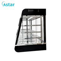 Vitrine chauffante pour aliments, vitrine chauffante commerciale, comptoir chauffant, vitrine électrique en acier inoxydable, présentoir pour boulangerie