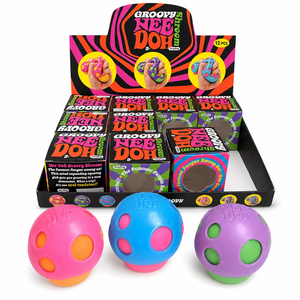 Schylling NeeDoh Groovy Shroom Soft Pull Pinch Stress Ball Sensory Relief Fidget Toy Autism ADHD Toy Wholesale - Product Image 3