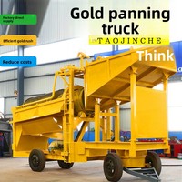 Machine d'extraction d'or portable, modèle personnalisé, pour l'exploitation minière fluviale, équipement de prospection d'or à grande échelle