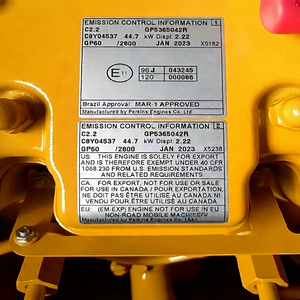 Miniexcavadora ELIC Personalizada con Motor Diésel Rotatorio RB26Dett de 4 Cilindros en Línea, 4 Tiempos, C2.2, EPA Tier 4 de EE. UU., 66 HP - Product Image 1
