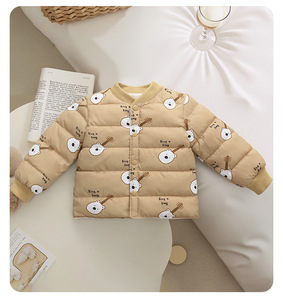 TXWD2043 - Haut décontracté imprimé Kaka Panda pour filles, manteau à capuche pour enfants pour le printemps et l'automne, motif de dessin animé long - Product Image 2