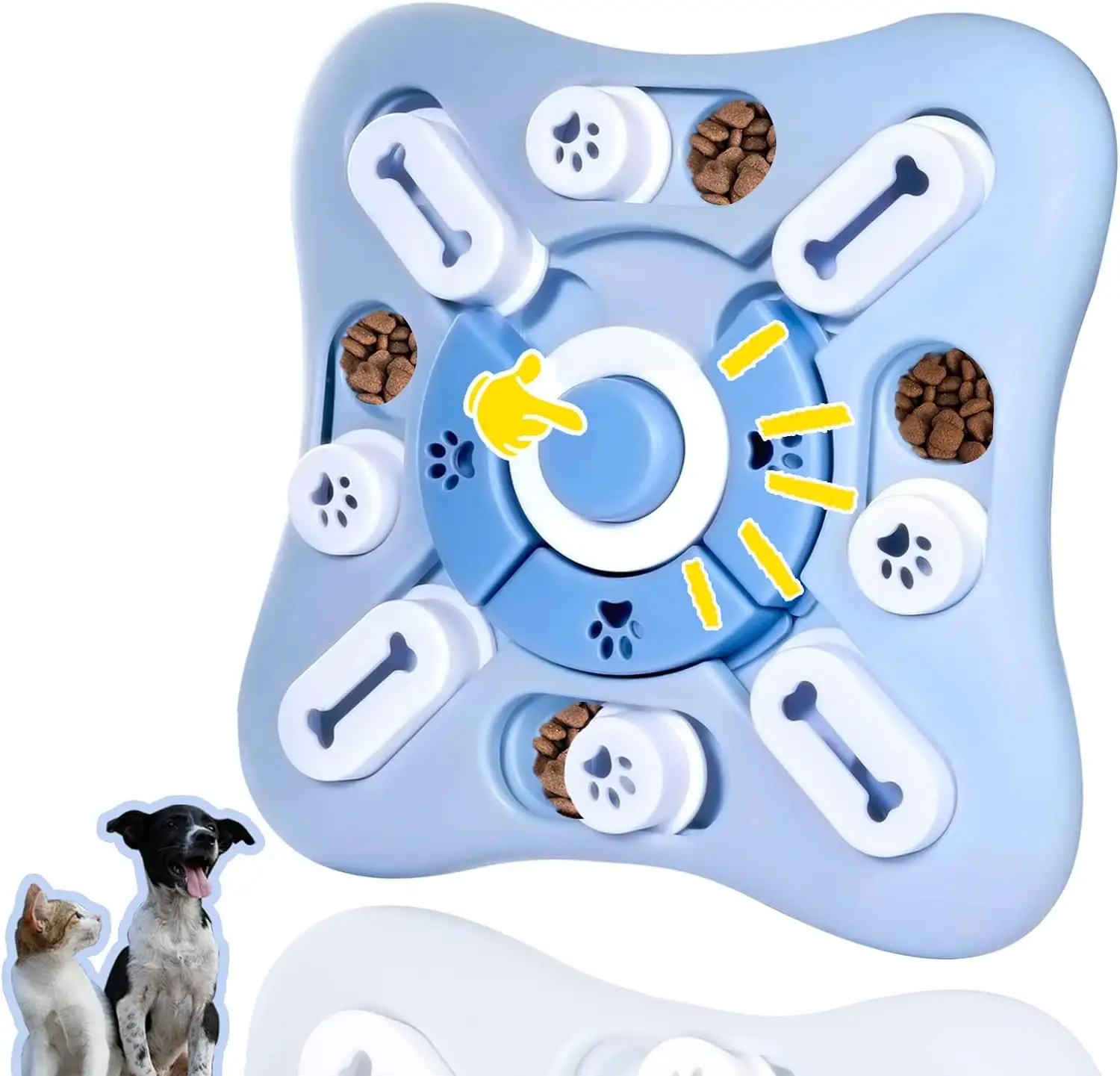 Giocattoli Puzzle per cani che trattano perfettamente dispensando giocattoli di arricchimento per cani per allenamento IQ e stimolazione cerebrale interattivi mentalmente