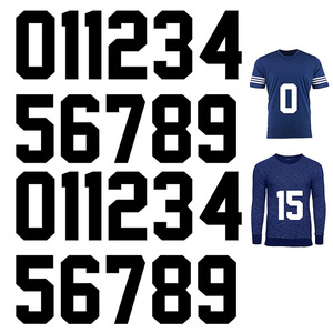 Letras y Números Termoadhesivos para Camisetas Deportivas, Embalaje Personalizado, Logotipo, Película DTF, Vinilo, Otros Accesorios de Ropa - Product Image 1