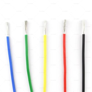 <span class=keywords><strong>Cable</strong></span> de alambre eléctrico de PVC de cobre estañado de alta calidad 16AWG 300V negro <span class=keywords><strong>blanco</strong></span> <span class=keywords><strong>rojo</strong></span> <span class=keywords><strong>amarillo</strong></span> azul naranja colores para uso Industrial - Product Image 1