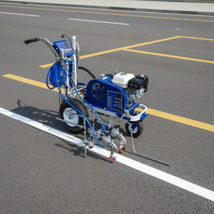 Machine de marquage routier à peinture froide pour parkings, intersections et terrains de sport Machine de marquage par pulvérisation à froid - Product Image 1