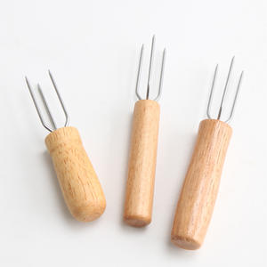 Xuan Rui Moxibustion Fork <b>Wooden</b> Handle Three Pronged Ash <b>Scraper</b> For Moxa Cones Thunder Fire Therapy Tool - Product Image 3