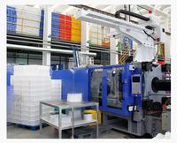 Conteneurs en plastique à mailles industrielles (caisse et boîte logistique) pour pâtisseries et produits de boulangerie, empilables, écologiques, recyclables