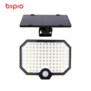 Bspro luminarias solares Led Ngoài Trời Đèn cảm biến chuyển động biệt thự sân chiếu vườn năng lượng mặt trời ánh sáng - Product Image 1