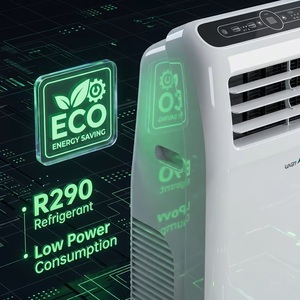 Climatiseur portable YPF3-09C 9000 BTU à réfrigérant R290, refroidissement uniquement, 220-240V 50Hz, pour hôtel, maison américaine et chambre à coucher - Product Image 6