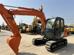 Used Mini Excavators Hitachi Zx70 Excavator With Rubber Tracks High Performance Mini Excavator For Sale