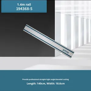 Rail de guidage pour <span class=keywords><strong>scie</strong></span> <span class=keywords><strong>circulaire</strong></span> <span class=keywords><strong>Makita</strong></span>, 3 m, avec jauge d'angle et bande de protection anti-explosion, fabriqué en Chine, sans garantie - Product Image 4