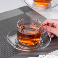 DELI — Mini-boîte en verre résistante à la chaleur, 7.1 ml, 210 oz, haute qualité, Portable, luxe, tasse de café