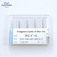 Huacera FG171L fraises en carbure de tungstène meilleure marque de fraises dentaires pour les laboratoires et les cliniques mèches de routeur supérieures en Chine