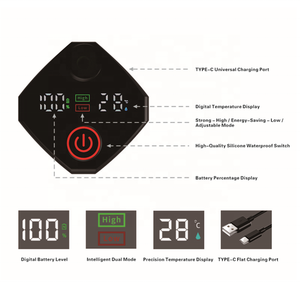 New Design 6000mAh <strong>Outdoor</strong> Portable Camping <strong>Shower</strong> Pump With <strong>Shower</strong> Head Hose Bracket Smart Digital Display Gray <strong>Shower</strong> <strong>Kit</strong> - Product Image 6