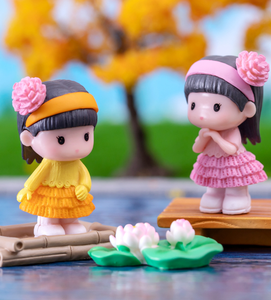 Micro paysage créatif mignon voisin <span class=keywords><strong>Couple</strong></span> amoureux fille et garçon poupées décorations faites à <span class=keywords><strong>la</strong></span> main accessoires <span class=keywords><strong>voiture</strong></span> bureau à collectionner - Product Image 5